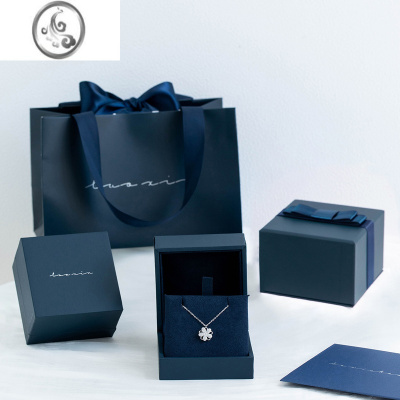 JiMi洛心 银银旋转花朵项链轻奢小众女夏925女友送闺蜜生日礼物情人节