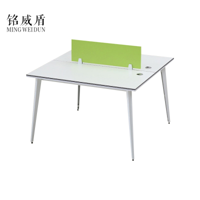 铭威盾办公桌办公室职员桌2/4人办公家具屏风隔断电脑办公桌椅组合[工厂现做 7天内发货]