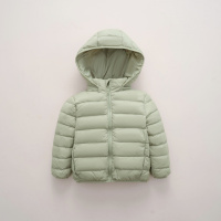 平湖儿童90绒羽绒服冬季连帽可拆卸短款白鸭绒羽绒衣保暖外套