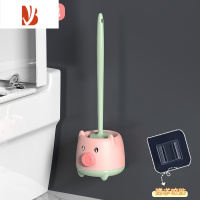 三维工匠壁挂式马桶刷家用无死角带底座卡通厕所免打孔卫生间刷子清洁套装