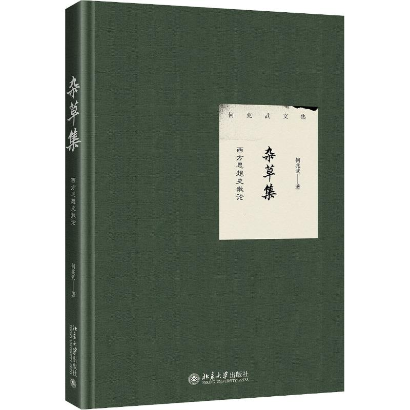 音像杂草集 西方思想史散论何兆武