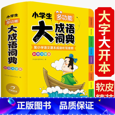 大成语词典 [正版]抖音同款 2023小学生大成语词典小学多功能大全四字版彩图字典小学大词典多功能现代汉语词语儿童大字典