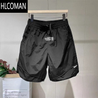 HLCOMAN夏季2025新款短裤男速干直筒运动裤潮宽松百搭休闲五分裤沙滩裤男