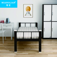 绵冠MIANGUAN单人床钢制床学生公寓床加厚单层床免螺丝铁架床