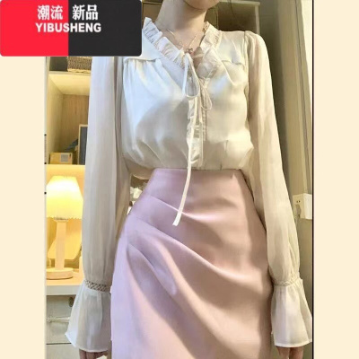 YIBUSHENG小香风连衣裙子套装裙女春秋新款时尚休闲女范温柔职业两件套