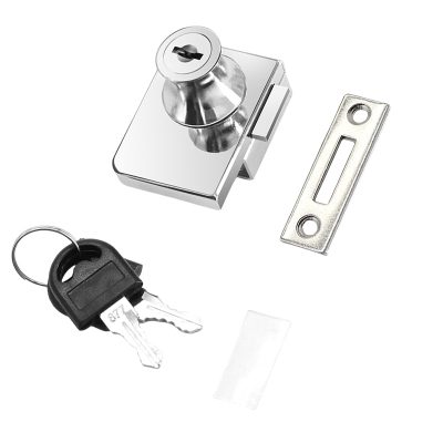 围达 玻璃柜门锁 409通开 把