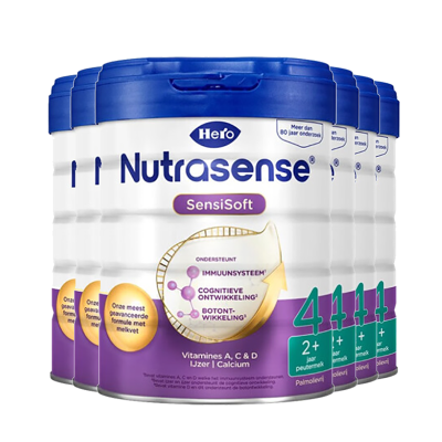 有效期到27年5月-六罐装-Hero Baby天赋力荷兰白金版4段新包装2岁以上700g婴幼儿配方奶粉 原装进口