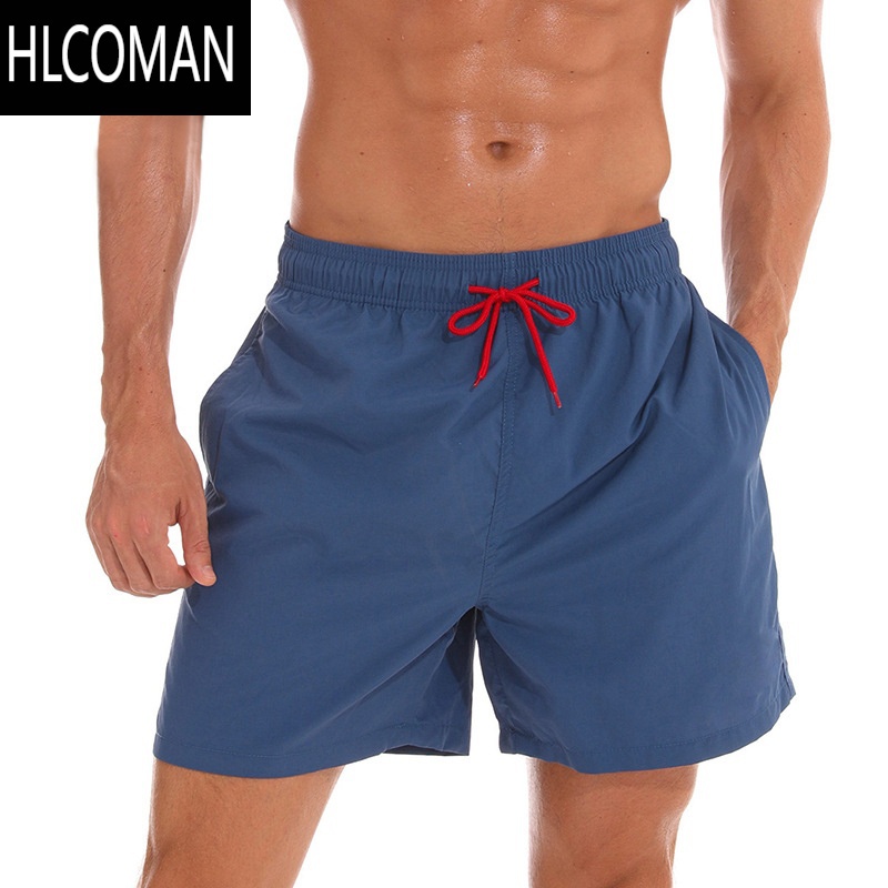 HLCOMAN男士宽松短裤五分裤大码休闲运动速干可下水潜水沙滩裤薄款