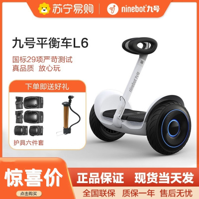 Ninebot九号电动平衡车L8/L6儿童智能代步平行腿控体感车 L6白色