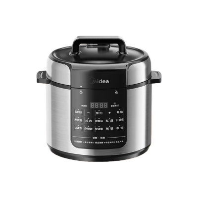 美的(Midea)大容量智能预约定时高压锅煮饭煲汤自动控压多重安全保护电饭煲 6L 去腥提鲜双内胆MY-E6126