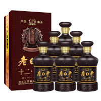 衡水衡记老白干酒十二珍藏52度500ml*6礼盒装国产纯粮食白酒整箱