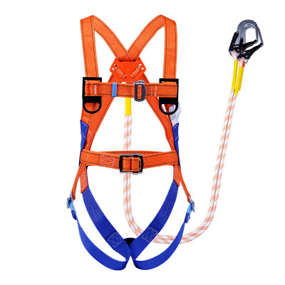 厚玖 高空作业防坠落安全带 五点全身式保险带 双钩背带式