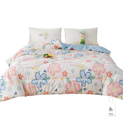 安居先森高支高密全棉新疆棉花被冬被双人200*230cm 2400g D2697(条)