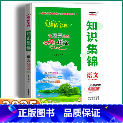 3本]语文+数学+英语知识集锦 小学通用 [正版]2025新版 培优宝典 知识集锦语文升级版小学一1二2三3四4五5六6