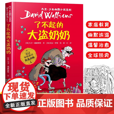 了不起的大盗奶奶 大卫少年幽默小说系列 大卫威廉姆斯 三年级课外书英国家庭教育读物儿童文学小学生课外书漫画故事书书正版