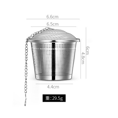茶漏茶叶过滤器滤茶器泡茶器茶隔茶滤茶杯滤网 304不锈钢滤器 敬平 [大号]适合大茶杯或者搭配茶壶使用过滤网/油漏