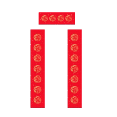 锦瑞星手写空白5副对联17*104cm/包