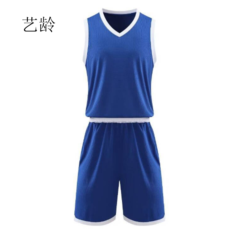 艺龄 篮球足球服 彩蓝色/套