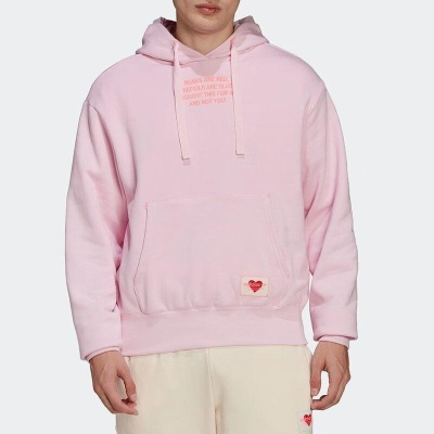 adidas/阿迪达斯三叶草连帽卫衣运动休闲针织男女套头衫HI6017 D