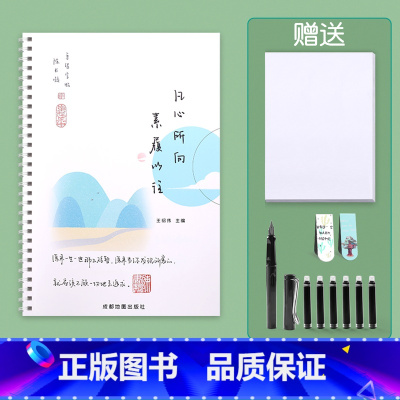 临摹款 [正版]字帖女生字体漂亮练字成年行书练字帖成人大学生男临摹连笔字陈书凝手写体临摹21天速成神器钢笔硬笔书法练字本