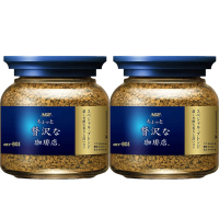 AGF速溶咖啡maxim马克西姆蓝罐冻干黑咖啡80g*2罐日本原装进口