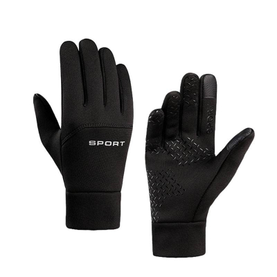 吾卫世 防寒手套 黑色-M-XL/双