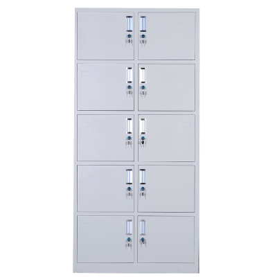 东业家具 十门柜档案柜铁皮柜钢制柜文件柜HG09G (850*390*1800)台