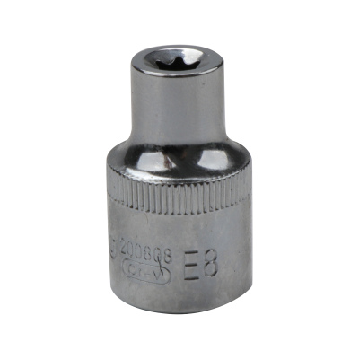 长鹿 1/2”镜面E形套筒 E18