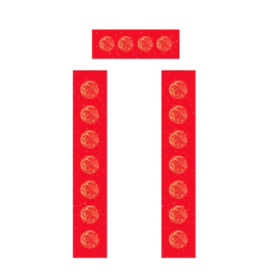 锦瑞星手写空白对联加厚5副34*240cm/包