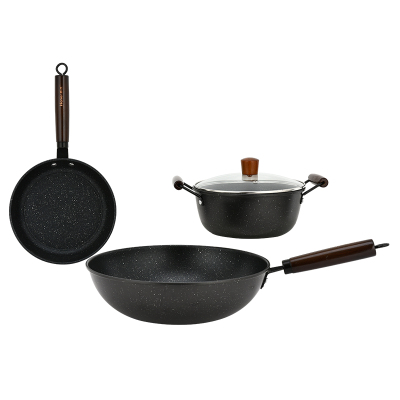 荣事达RTZ088M(M)-麦饭石锅具三件套(升级款)