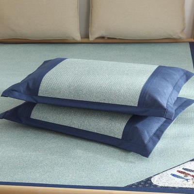 美帮汇夏季藤席冰丝凉席三件套1.8m床夏天双面双人1.5米可折叠席子1.2