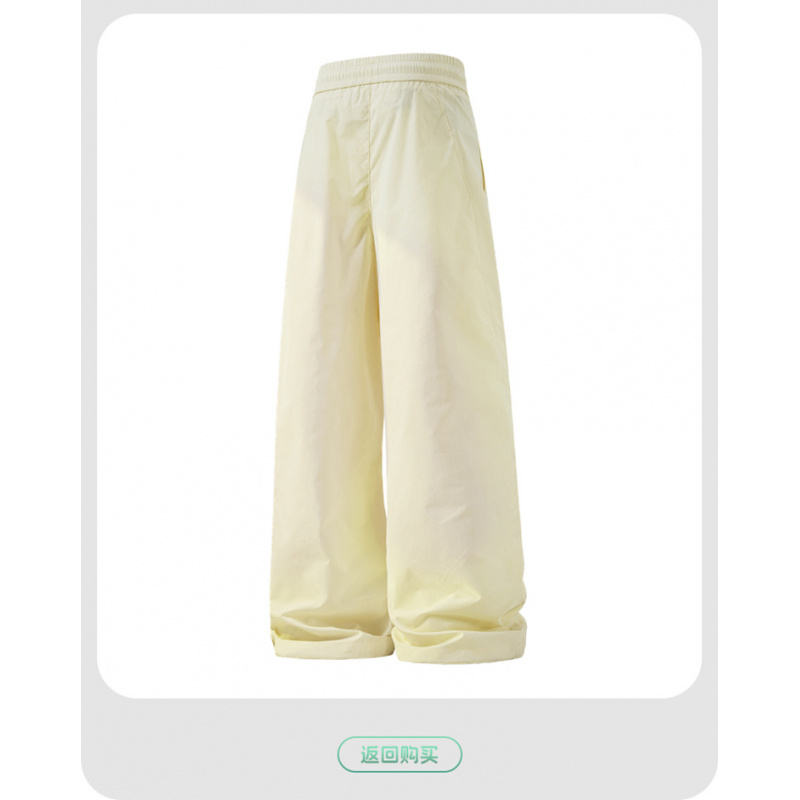 男装春秋季新款工装裤男女宽松美式潮牌休闲慵懒中性男士裤子