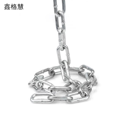 鑫格慧 链条镀锌铁链子铁锁链铁鞋链 5mm 米
