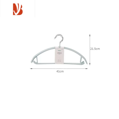 三维工匠晾衣架家用防肩角挂衣架浸塑防滑不起包衣服撑子凉晒衣架挂钩