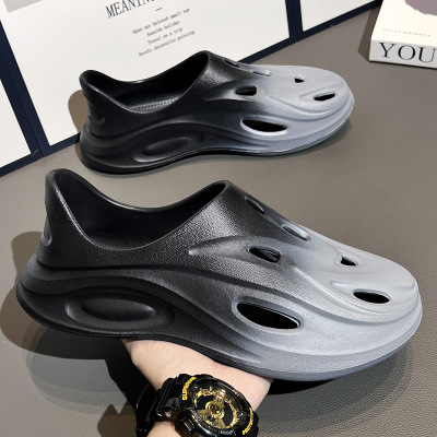 个性多色夏季男士舒适百搭潮流沙滩凉鞋居家休闲懒人透气平底拖鞋