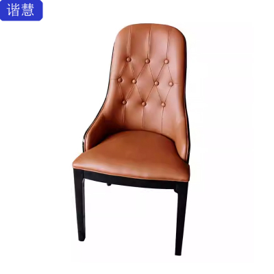 谐慧 实木软包餐椅 CY079把