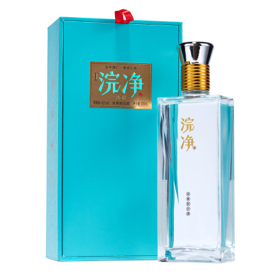 尊真久坊浣净酒42度浓香型白酒礼盒装500ml