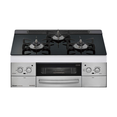 日本原装进口RINNAI/林内燃气灶LISSE嵌入式烤箱灶浅黑色 RHS31W32L23RASTW-13A天然气60cm