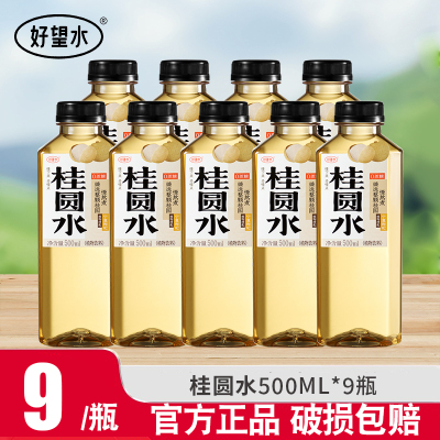 好望水桂圆水500ml*12瓶0脂0能量0添加糖健康养生植物饮料
