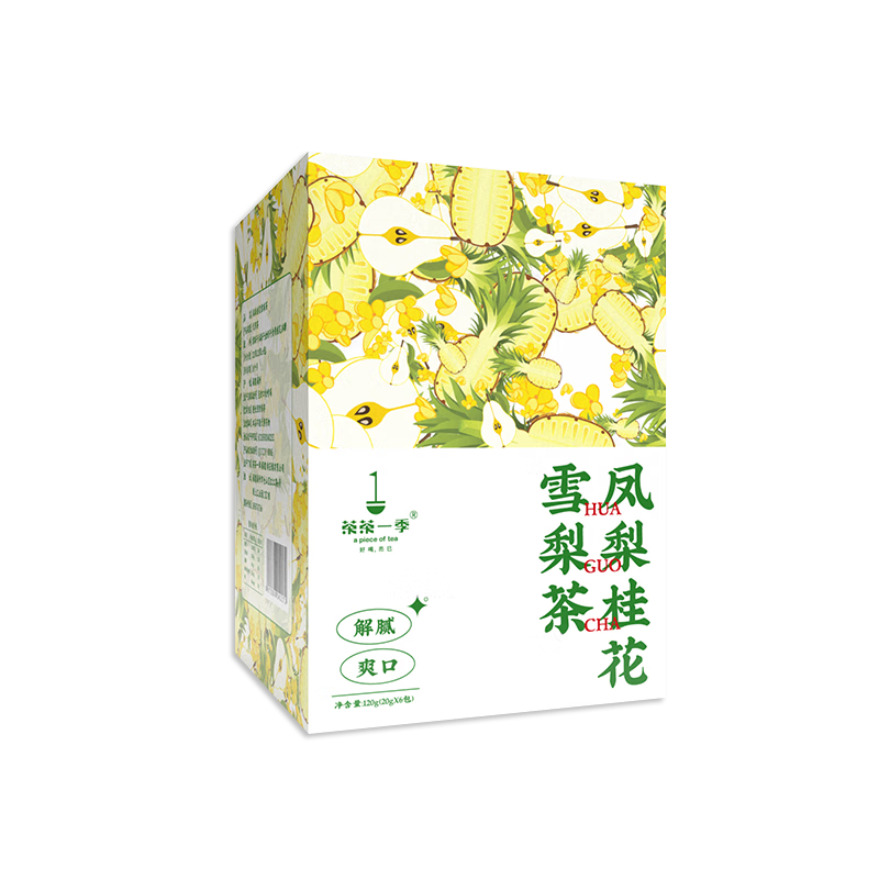 茶茶一季 凤梨桂花雪梨茶20g*6袋