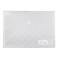 晨光 M&G 斜纹纽扣袋 ADM94584 A4 (白色) 12个/包 1包