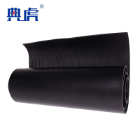 典虎 绝缘胶皮 黑色条纹 25kv 10米*1米*8mm 卷