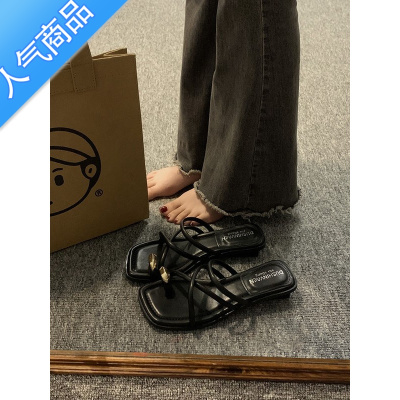 SUNTEK大码女鞋41一43套趾凉鞋女款夏季2023年新款网红超火外穿凉拖鞋潮