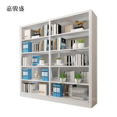 嘉骏盛钢制置物架图书馆单双面书店阅览室货架档案架资料架双面一列二