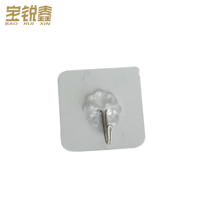 宝锐鑫 透明粘钩 6*6cm 个