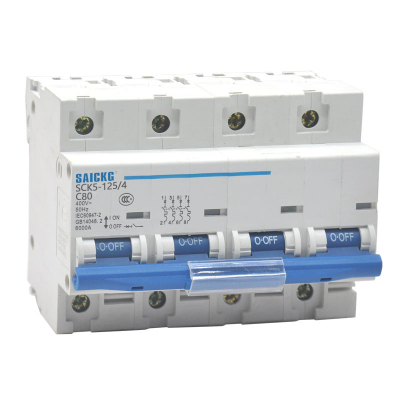 赛驰科技(SAICKG) SCK5-125/4 4P C80 低压小型断路器 (单位:台) 蓝白
