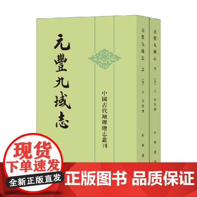 元丰九域志 上下册 中国古代地理总志丛刊 王存 著 历史
