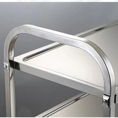 不锈钢置物架加厚二层小推车双层 不锈钢置物架 2400*500*950mm 个