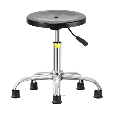 臻远ZY-7927 防静电椅子车间流水线升降椅子 40-53cm(五爪黑色脚杯)