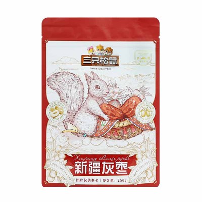 三只松鼠新疆灰枣即食免洗优质新鲜红枣新疆灰枣250g*1袋